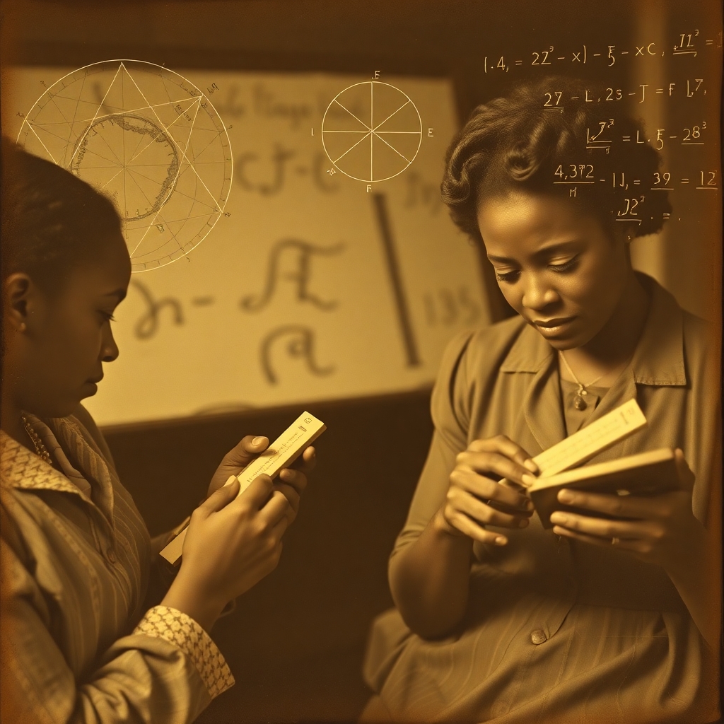 african-americans using slide rule